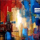 2010 Canvas Paintings - Street Lights 2